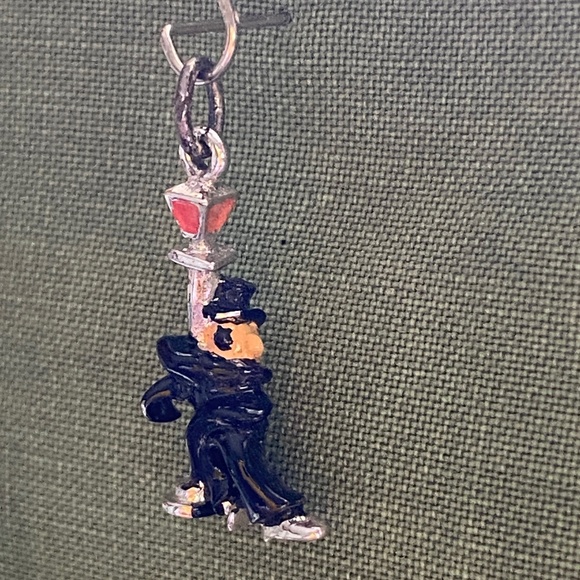 VTG I Sterling Enameled Lush On Lamppost Charm - Picture 13 of 16